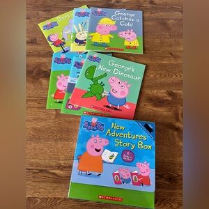 Peppa Pig Scholastic New Adventures Story Box of 6 Books
